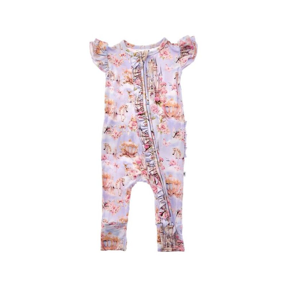Bums & Roses A Knight To Remember Romper, Multicolor